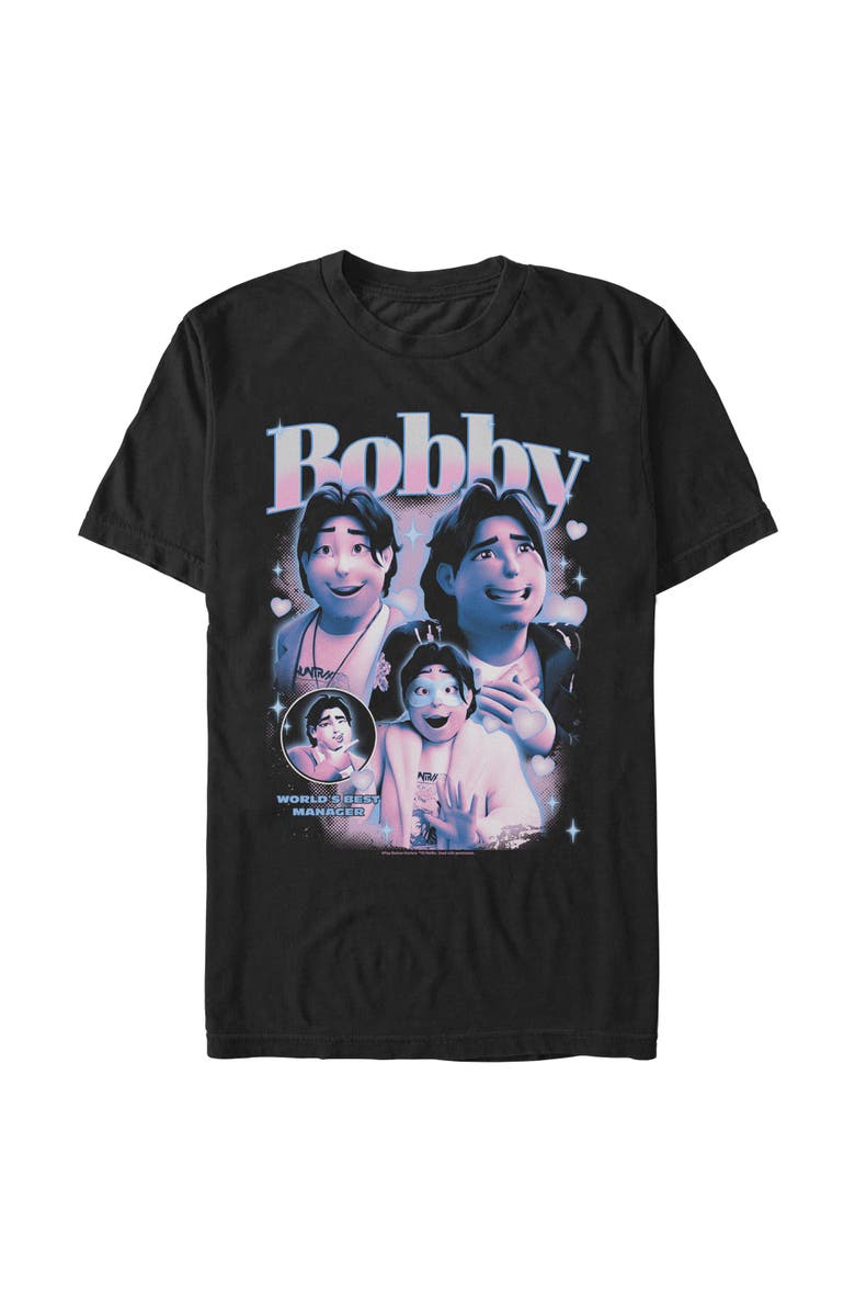 KPop Demon Hunters Men's KPop Demon Hunters World's Best Manager  Graphic T-Shirt, Main, color, Black