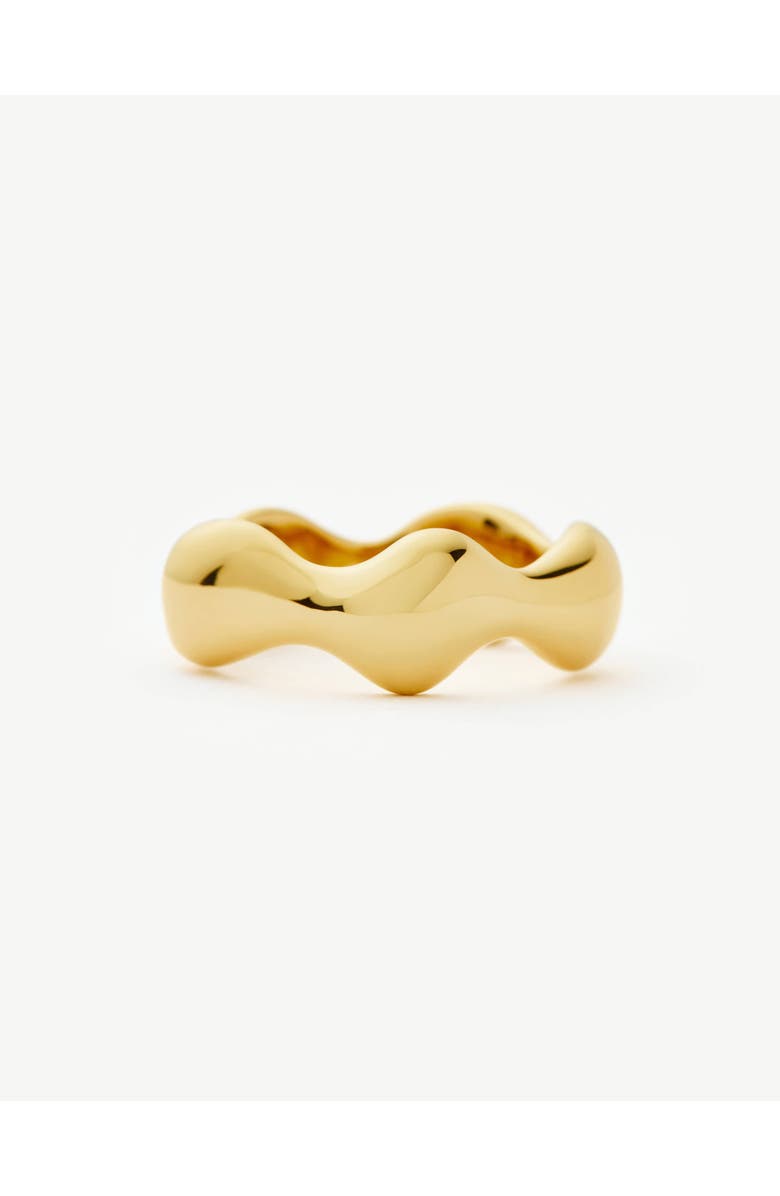 Missoma x Eny Lee Parker Puffy Stacking Ring, Alternate, color, Gold