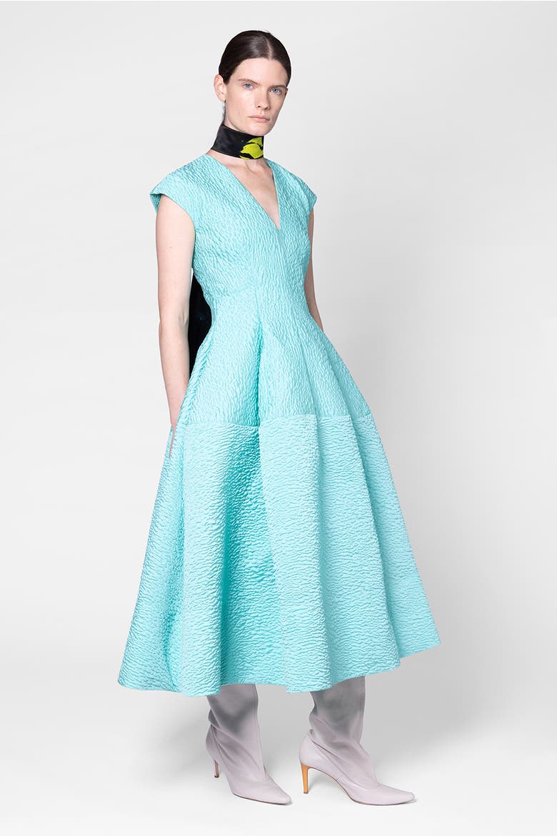 Fit And Flare Kova Dress, Alternate, color, Aquamarine