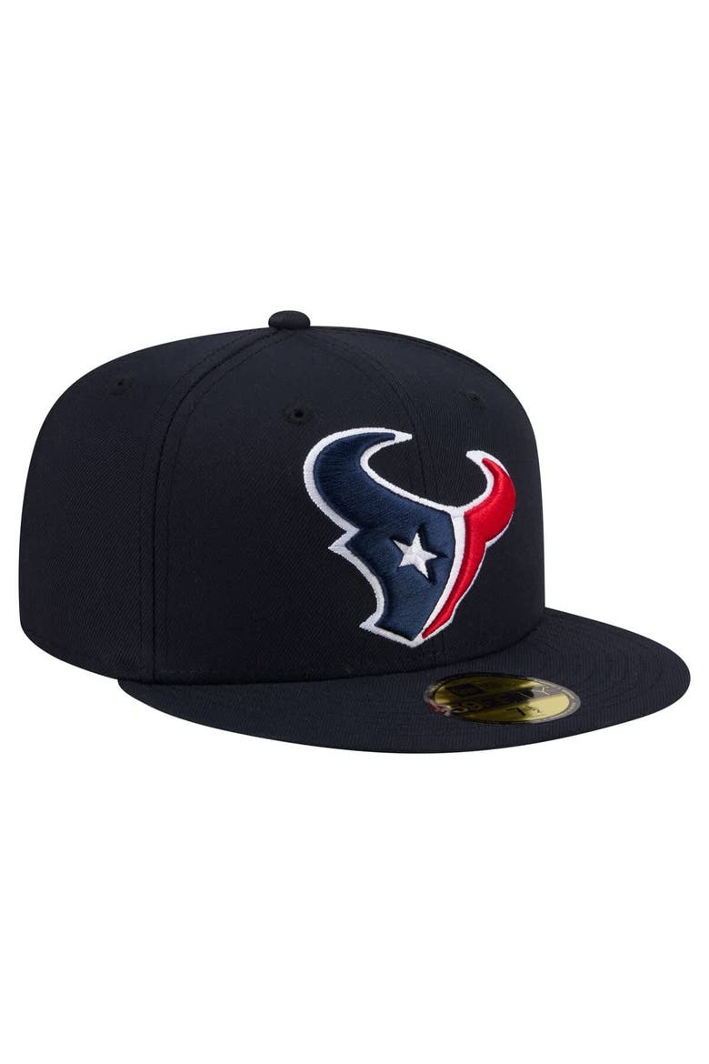 Men's New Era Navy Houston Texans 59FIFTY Fitted Hat, Alternate, color, Navy