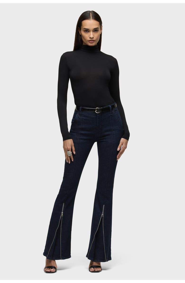 Hudson Jeans Barbara High-Rise Bootcut W/ Zippers, Alternate, color, Pot Of Gold