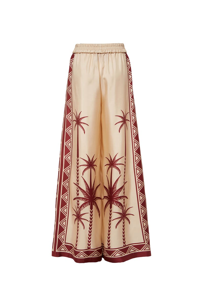 La DoubleJ Palazzo Pants Placée Date Palms Ivory, Alternate, color, Date Palms Placée Ivory