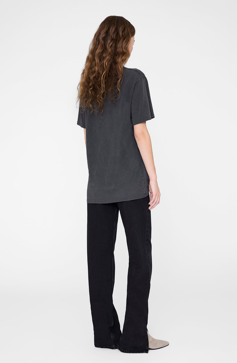 ANINE BING Lili Horse Tee, Alternate, color, Washed Black