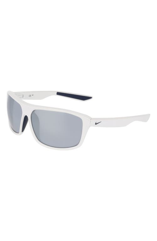 Nike Premier Stride 63mm Rectangular Sunglasses In Neutral