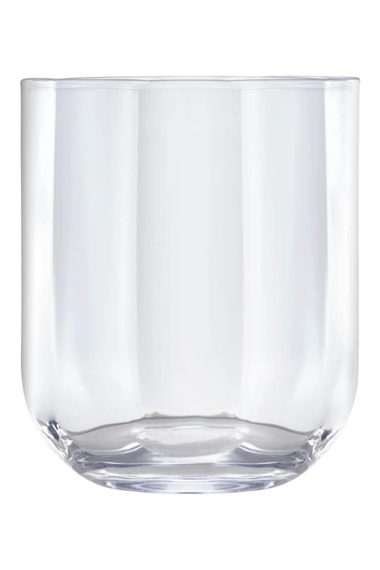 Jazz 11.75 oz. On The Rock Tumbler Glasses, Set of 4, Main, color, CLEAR