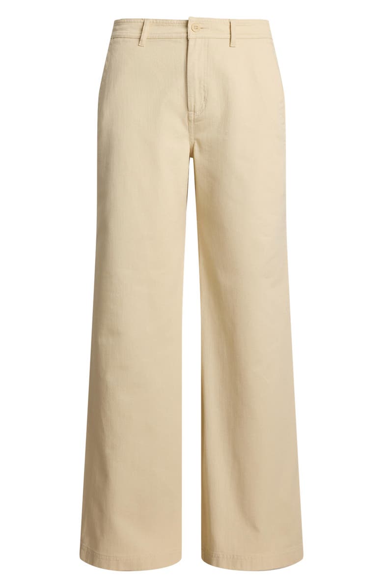 Lauren Ralph Lauren Wide Leg Cotton Twill Pants, Alternate, color,