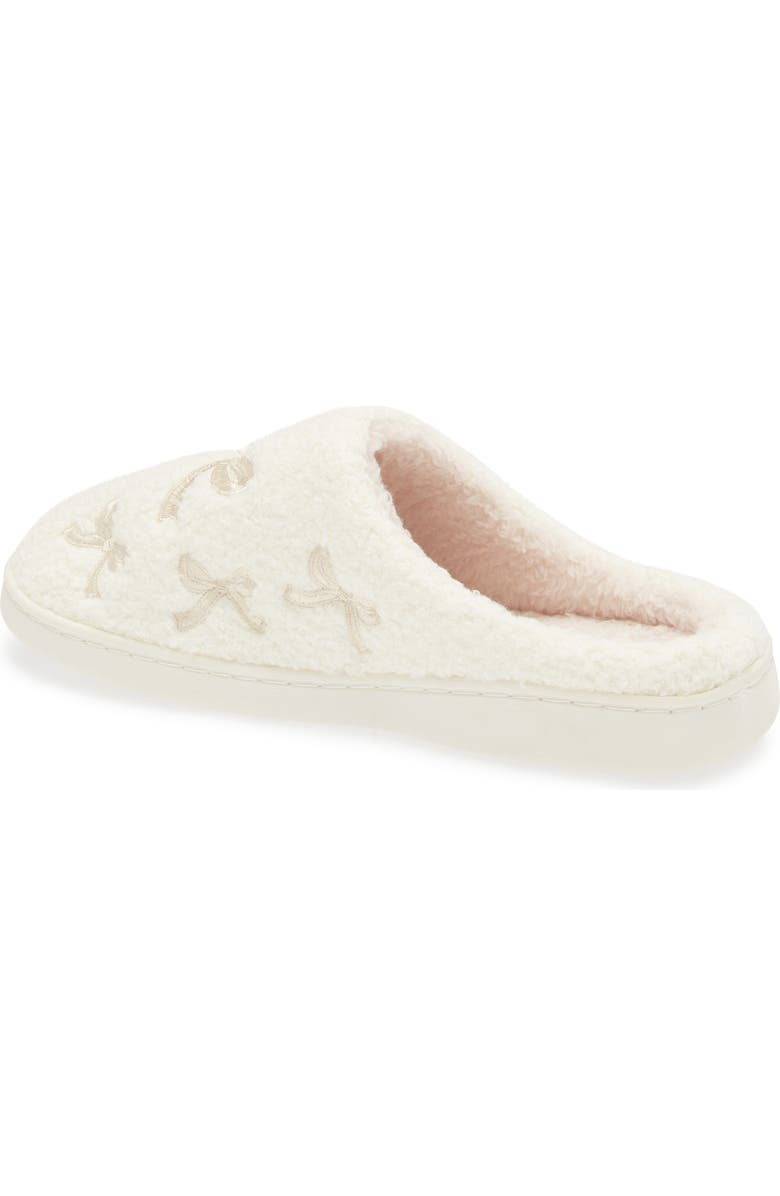 MIA Cozi Slipper, Alternate, color, Light Tan Multi Bow