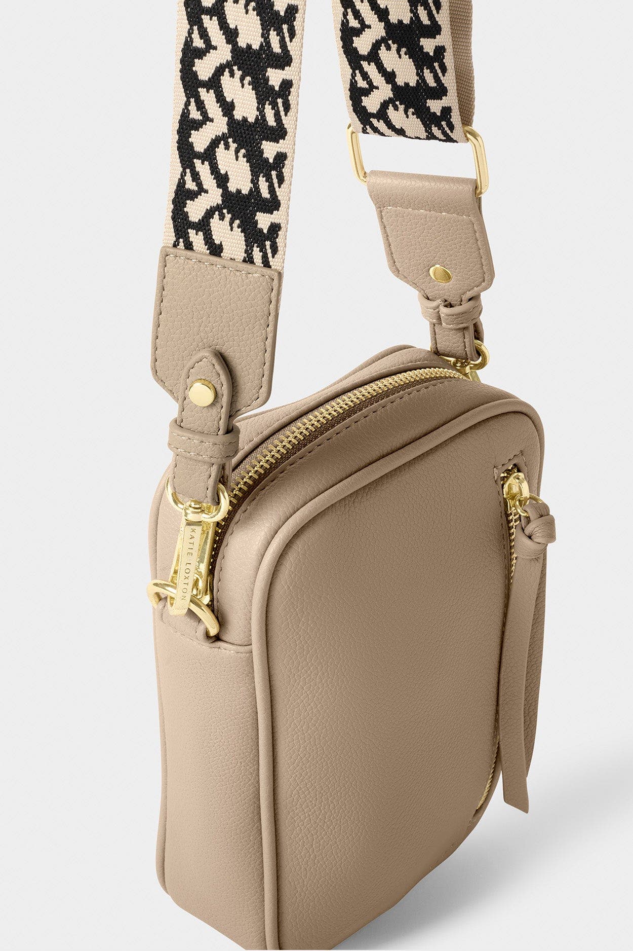 Katie Loxton Hallie Small Crossbody Bag in Light Taupe, Alternate, color, Light Taupe