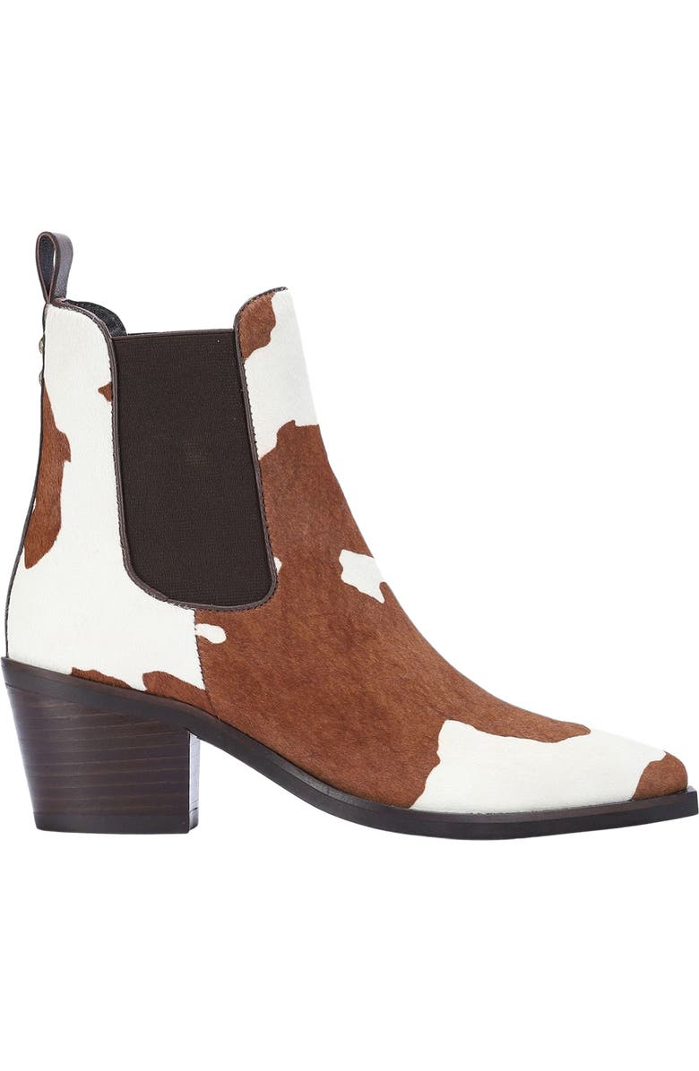 SAINT G Sisi Genuine Calf Hair Chelsea Boot, Alternate, color, Cloud Calf Hair