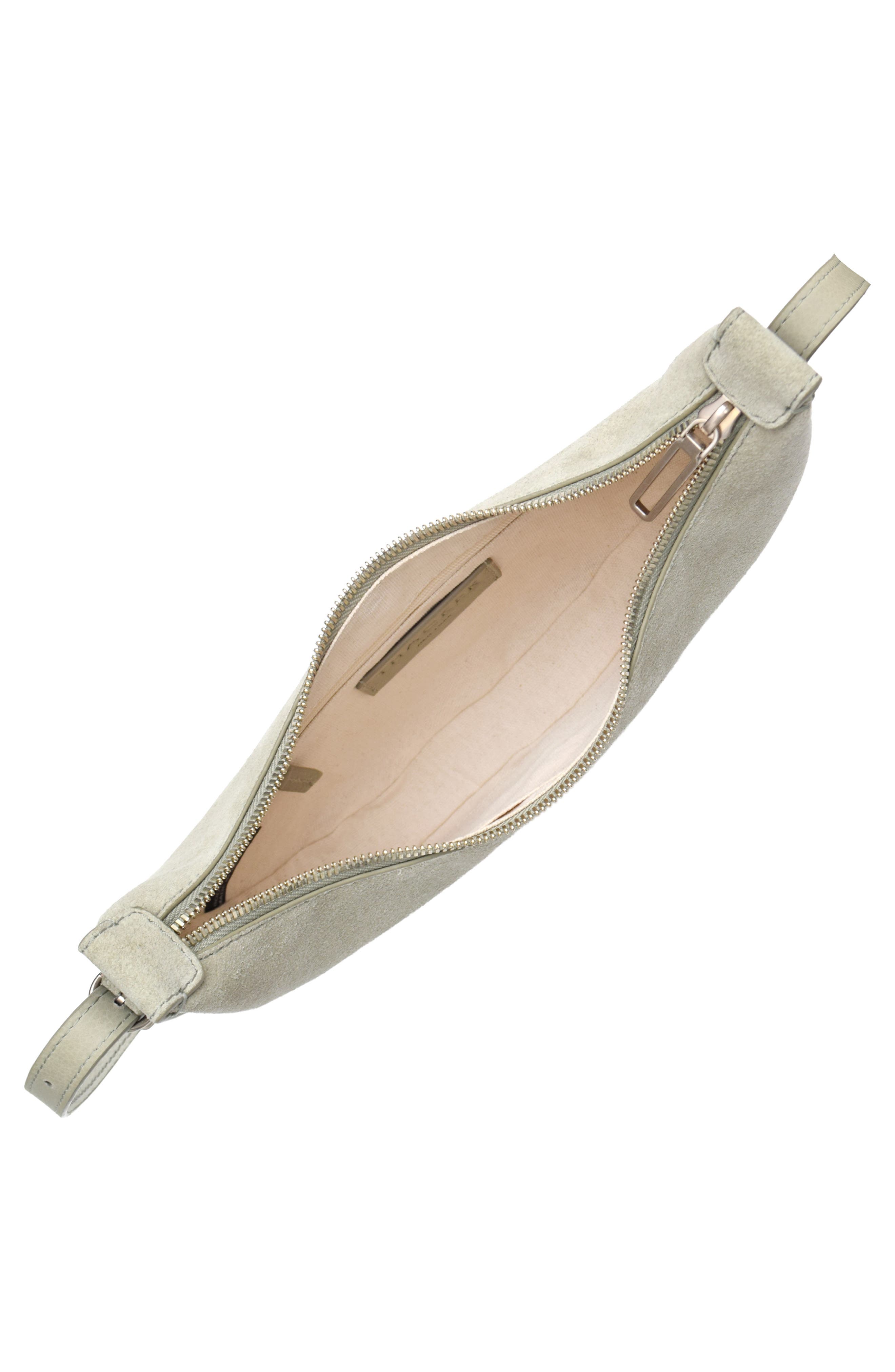 Thacker Silas Suede Crossbody Bag, Alternate, color, Sage