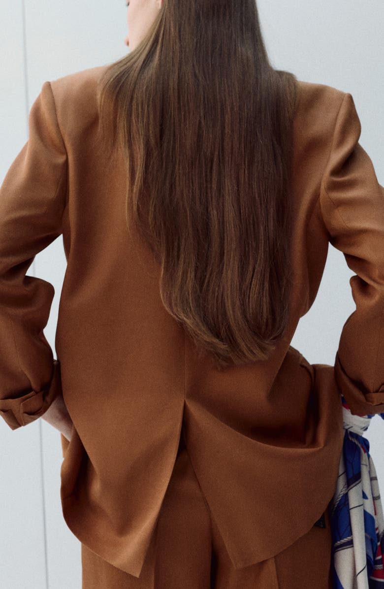 MANGO Americana Jacket, Alternate, color, Russet