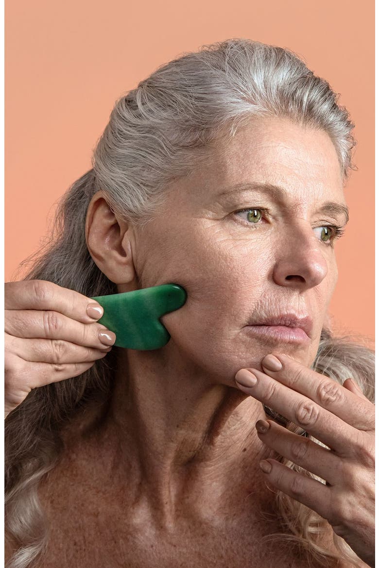Rose Quartz Gua Sha, Alternate, color, JADE