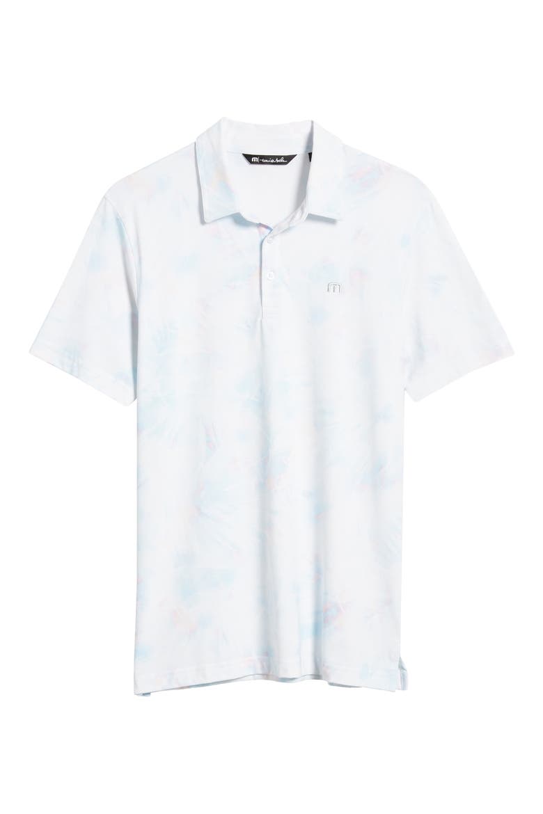 All Tied Up Tie Dye Polo, Alternate, color, WHITE
