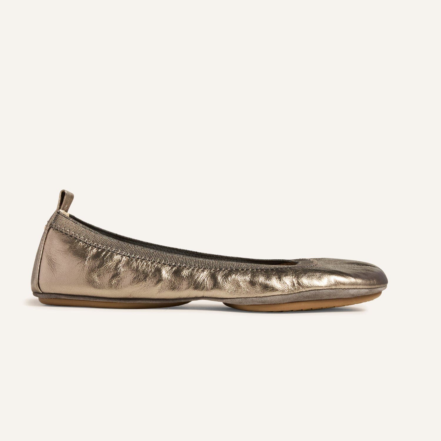 Samara Foldable Ballet Flat, Alternate, color, Pewter