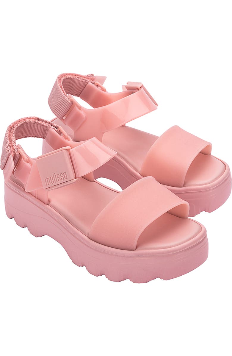 Melissa Kick Off Platform Sandal, Main, color, Pink