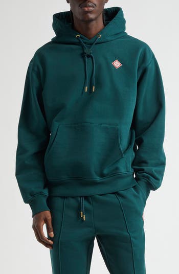 Embroidered Diamond Logo Patch Hoodie