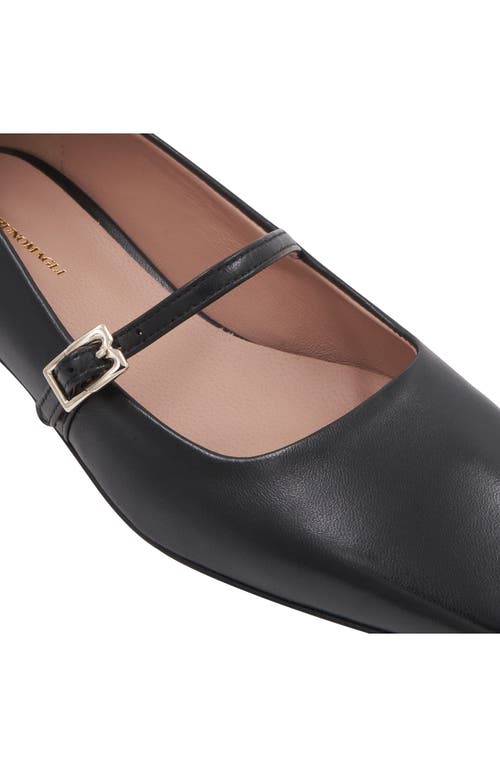 Bruno Magli Lucia Mary Jane Flat In Black
