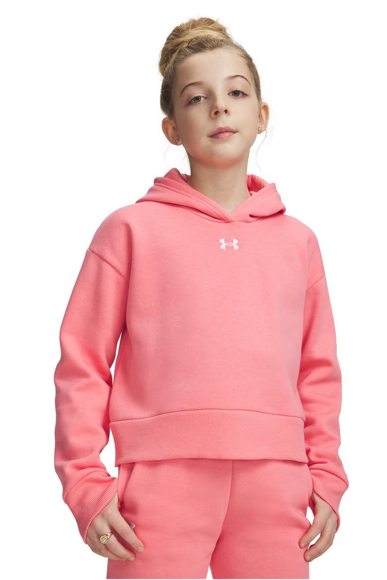 Kids' Rival Fleece Hoodie, Alternate, color, BITTERSWEET PINK