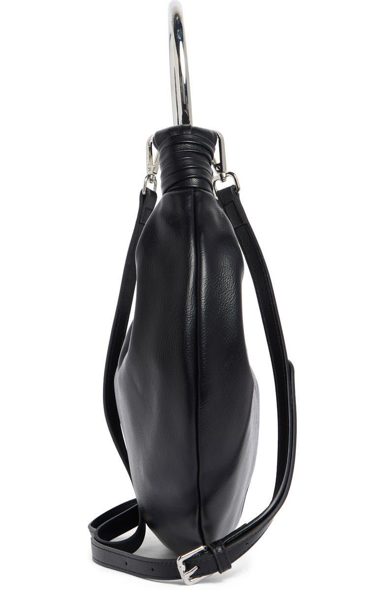 Melie Bianco Corie Crescent Crossbody Bag, Alternate, color, Black