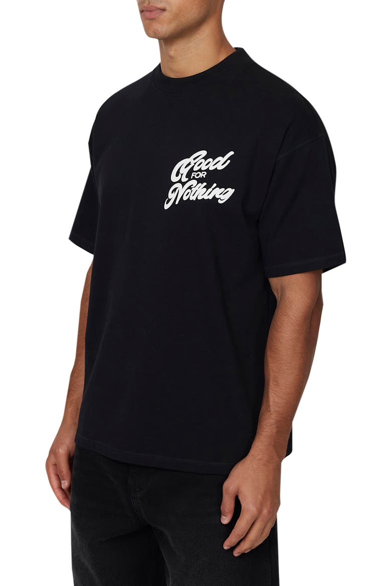 Funk Oversized  T-shirt, Alternate, color, Black