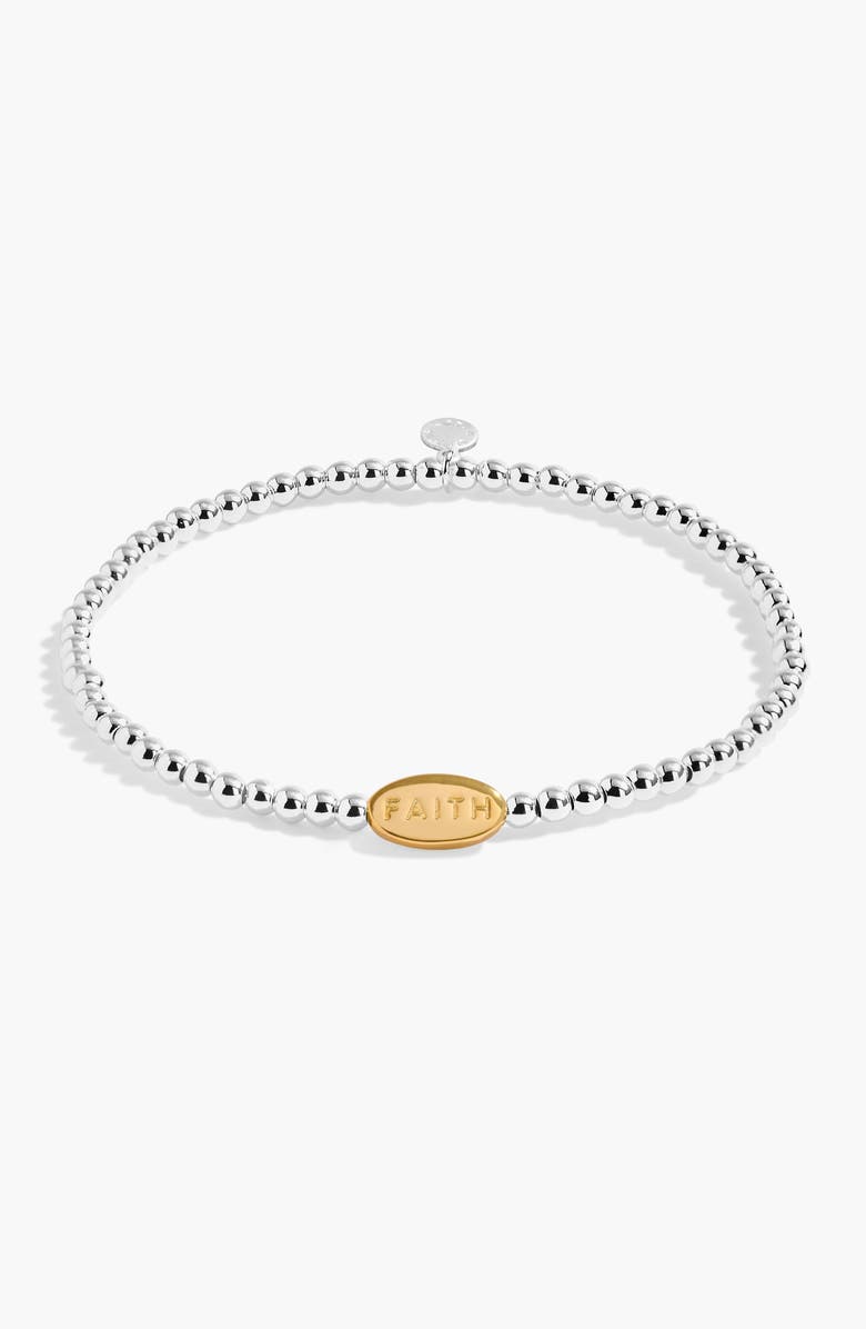 A Littles & Co. A Little 'Faith' Bracelet, Alternate, color, Silver & Gold-Tone Plated