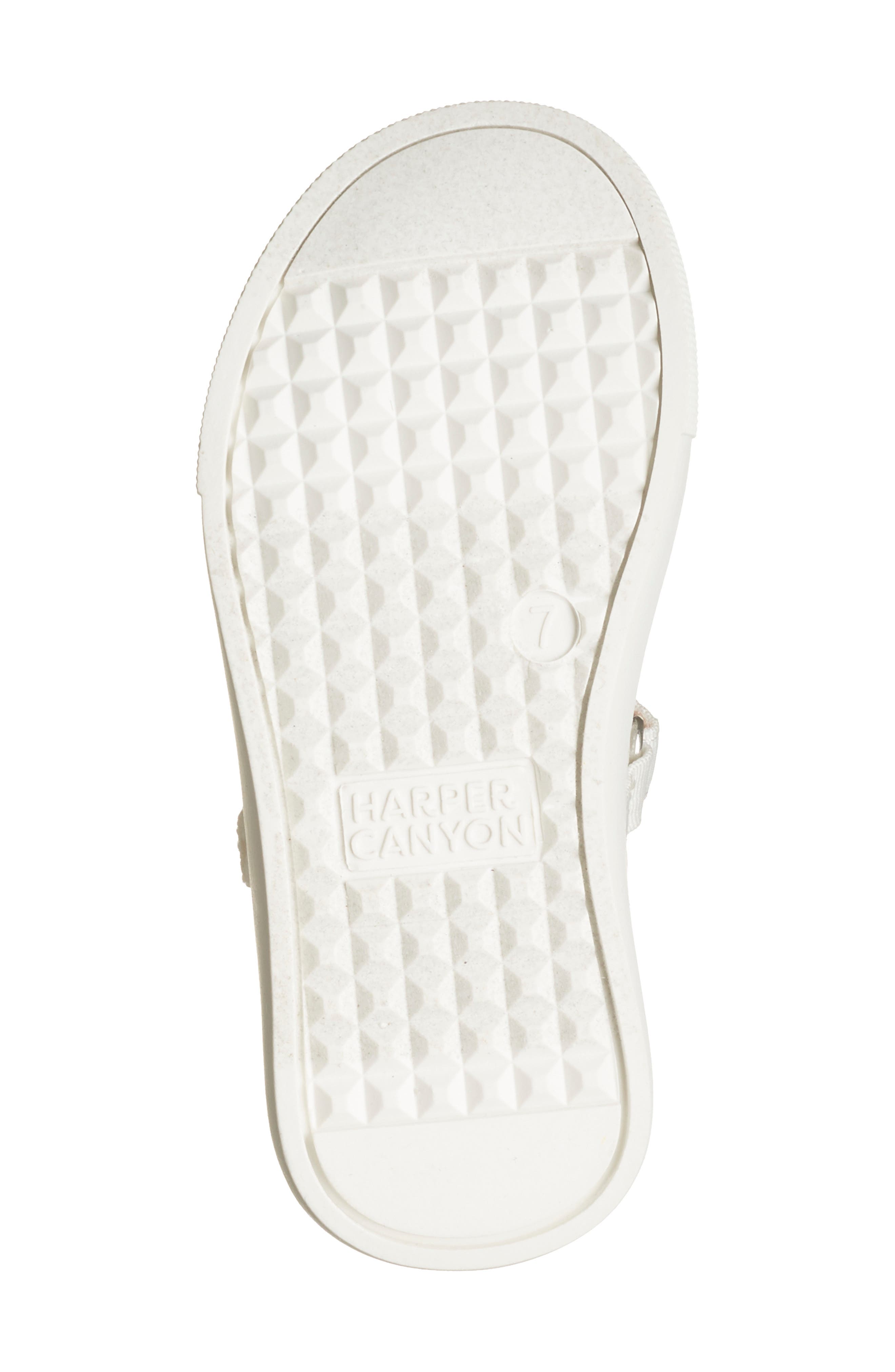 Harper Canyon Kids' Pearlla Play Glitter Sneaker, Alternate, color, White Glitter