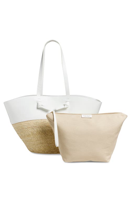 Altuzarra Large Knot Basket Optic White In Optic White