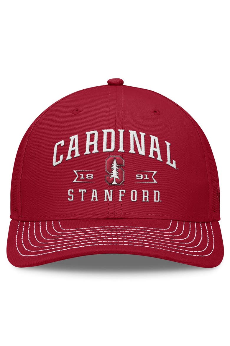 Men's Top of the World Cardinal Stanford Cardinal Carson Trucker Adjustable Hat, Alternate, color, Cardinal