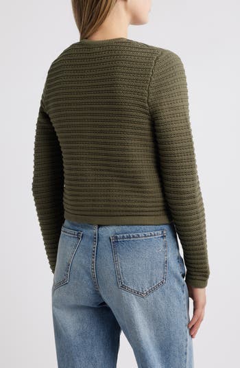 WAX（ワックス） Cotton kint cardigan