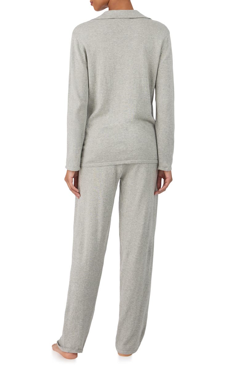 Lauren Ralph Lauren Cotton & Cashmere Pajamas, Alternate, color, Grey Heather