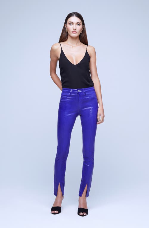 L Agence L'agence Jyothi High Waist Split Ankle Skinny Jeans