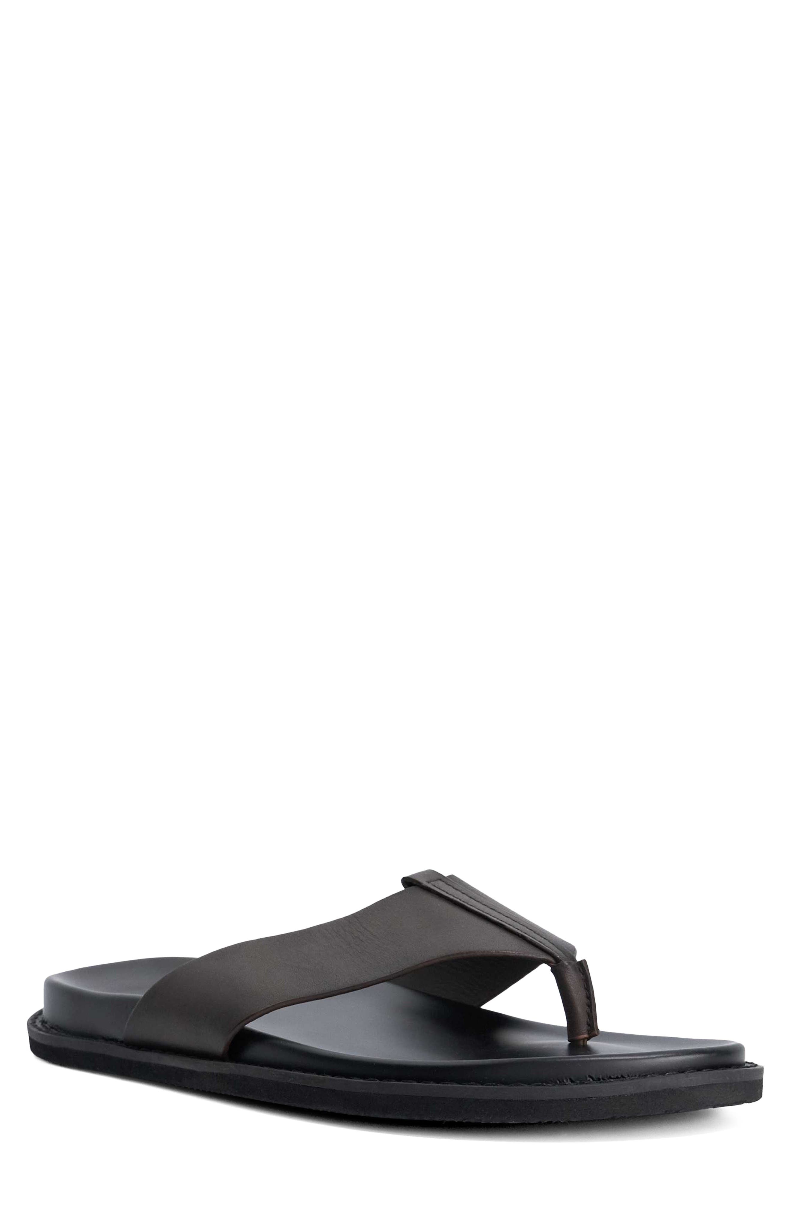 Dune London Irvin Flip Flop, Main, color, Brown