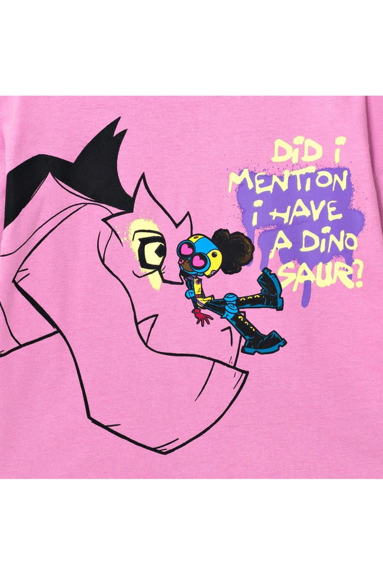 Moon Girl and Devil Dinosaur 2-Piece Tee and Bike Shorts Set, Alternate, color, Purple Devil Dinosaur
