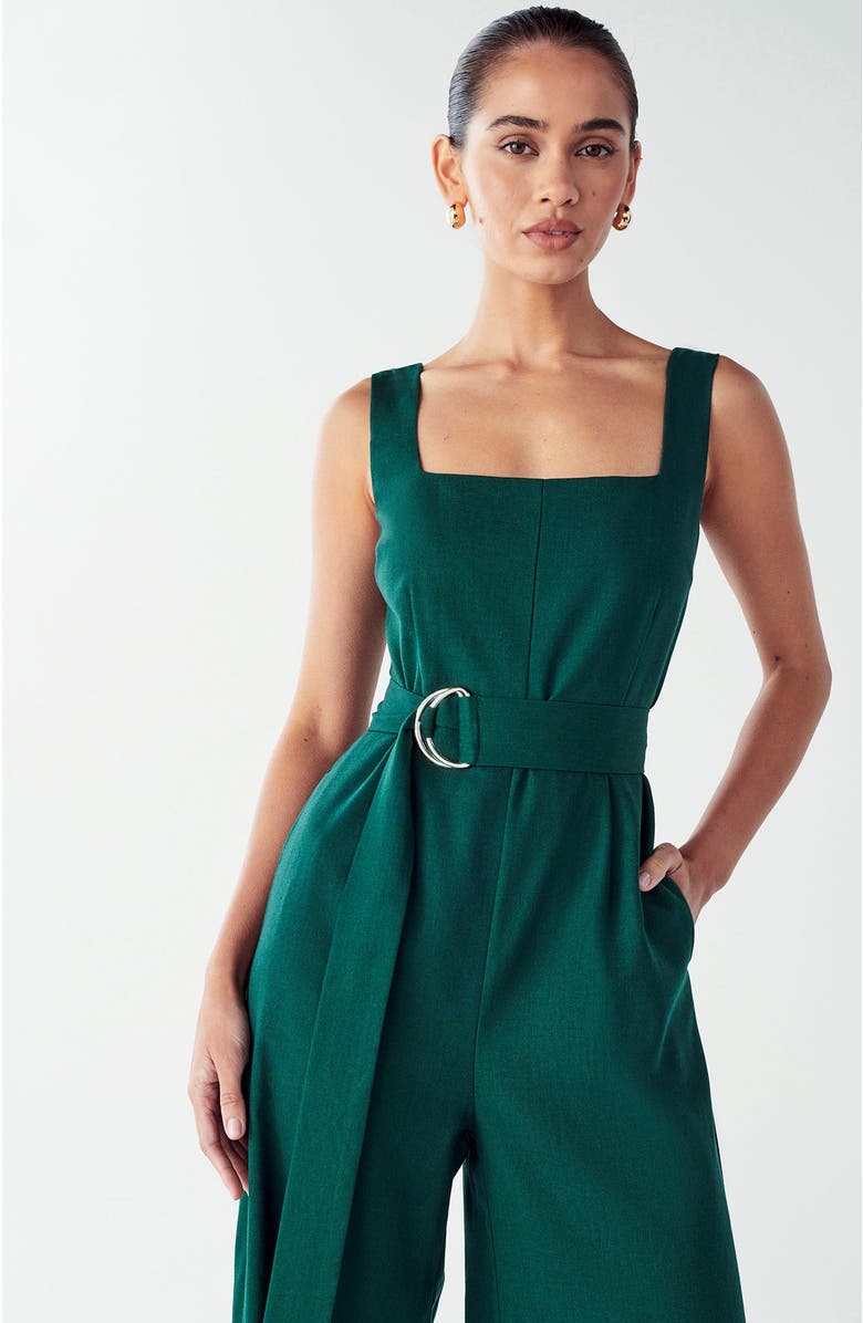 WILLA Graces Jumpsuit, Alternate, color, Emerald