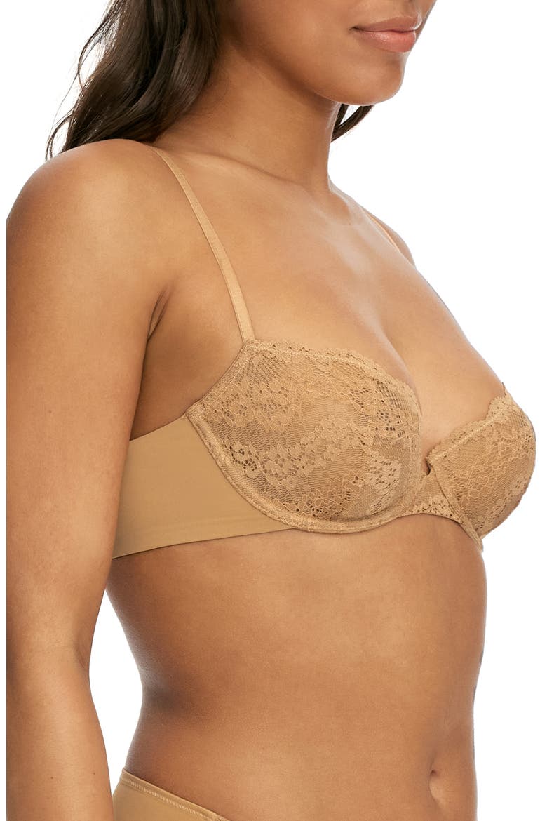 Impress Balconette Underwire Bra, Alternate, color, GINGER/ TERRACOTTA