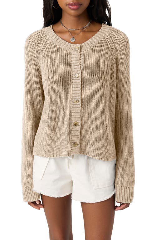 O'neill Kerris Cotton Blend Cardigan In Brown