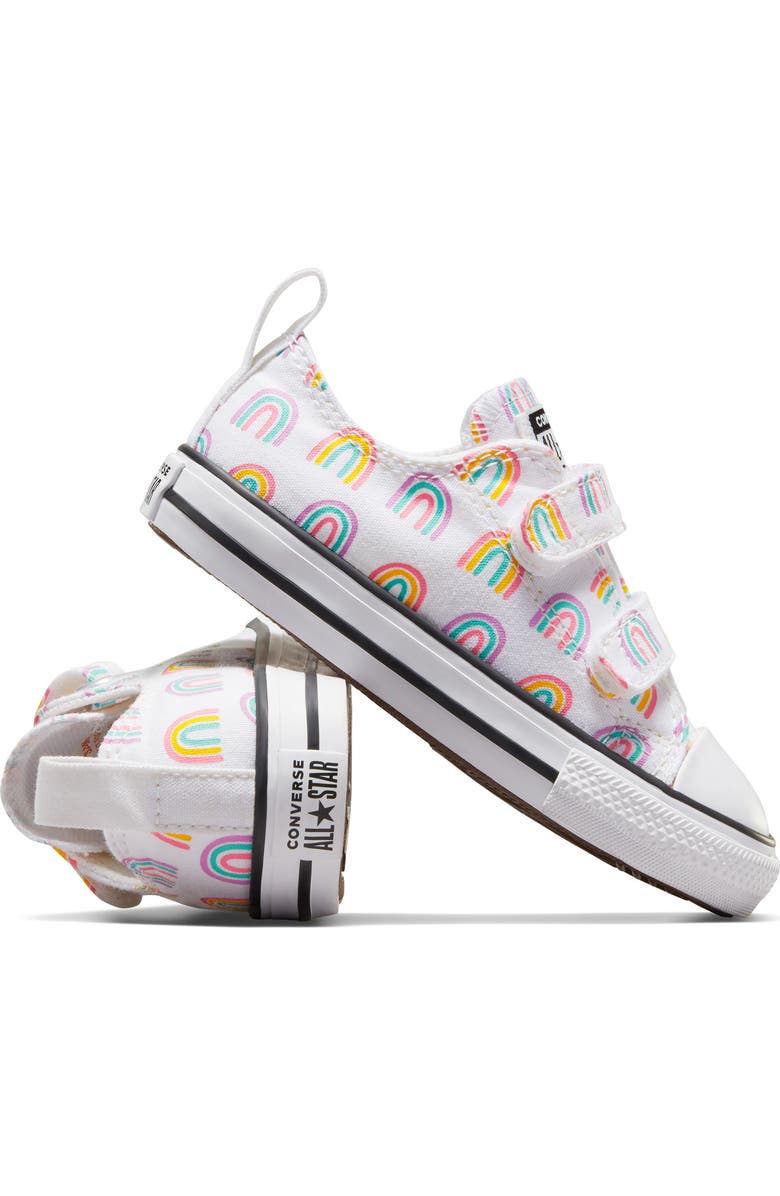 Converse Chuck Taylor<sup>®</sup> All Star<sup>®</sup> 2V Rainbow Print Sneaker, Alternate, color,