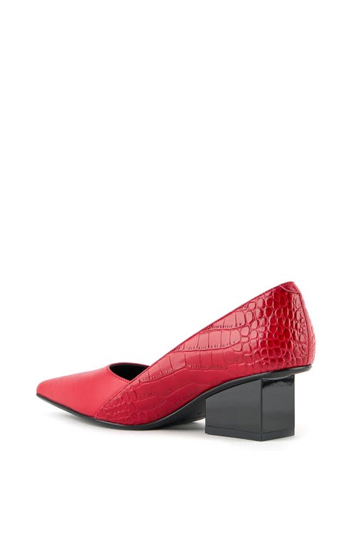 United Nude Raila Pump In Red