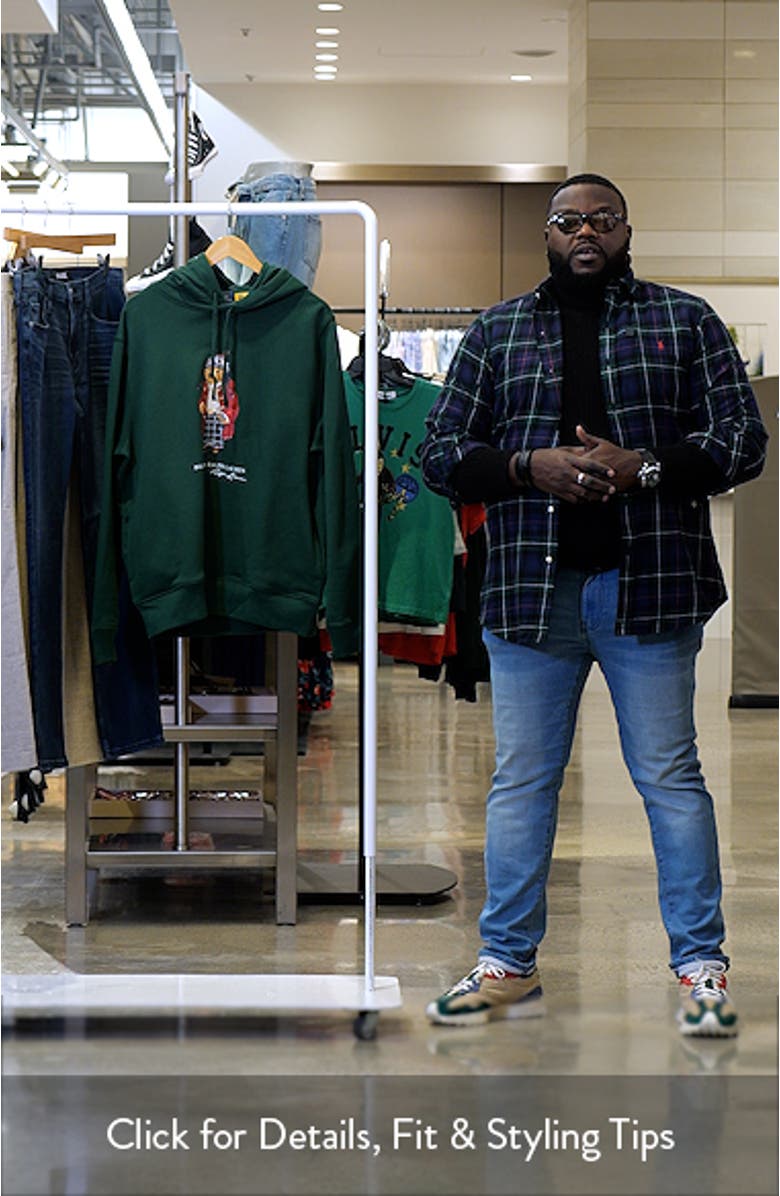 Polo Bear Fleece Graphic Hoodie, sales video thumbnail