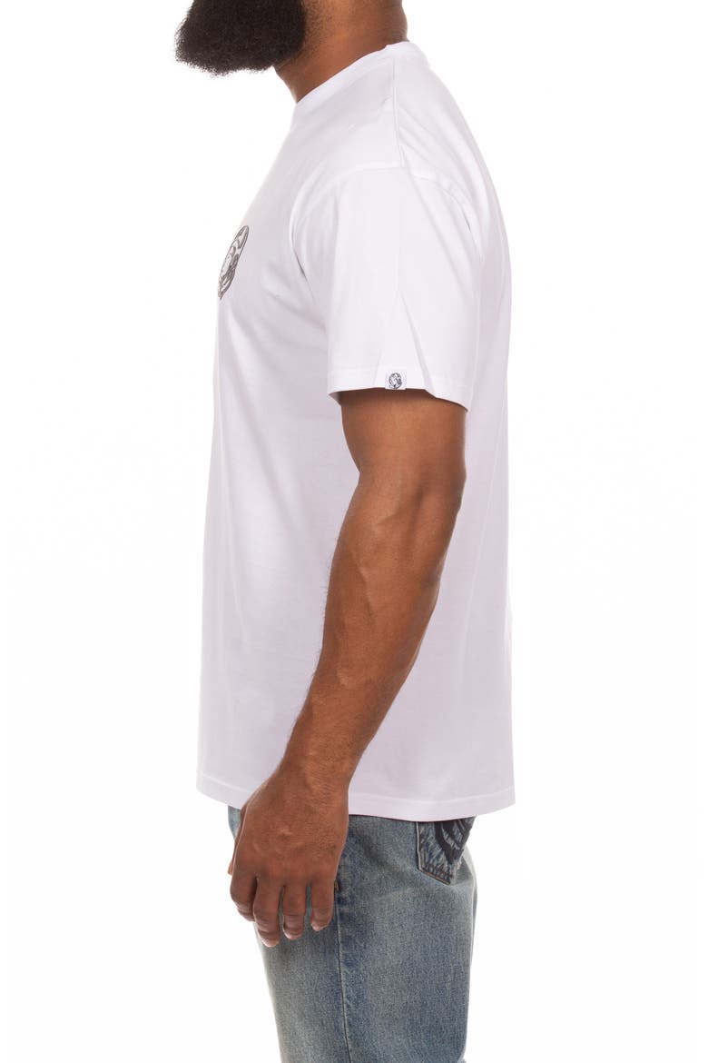 Helmet Graphic T-Shirt, Alternate, color, WHITE
