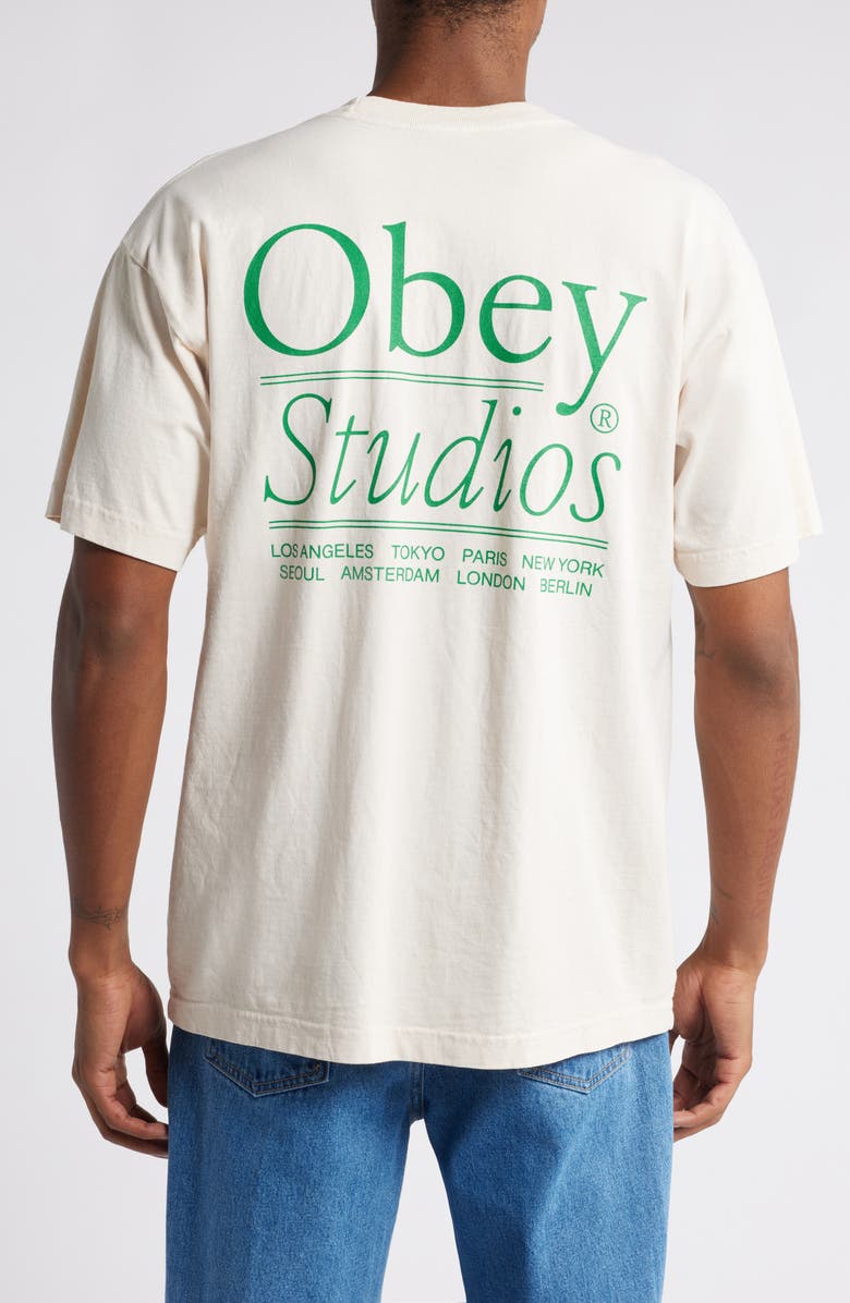 Obey Studios Graphic T-Shirt, Alternate, color, 