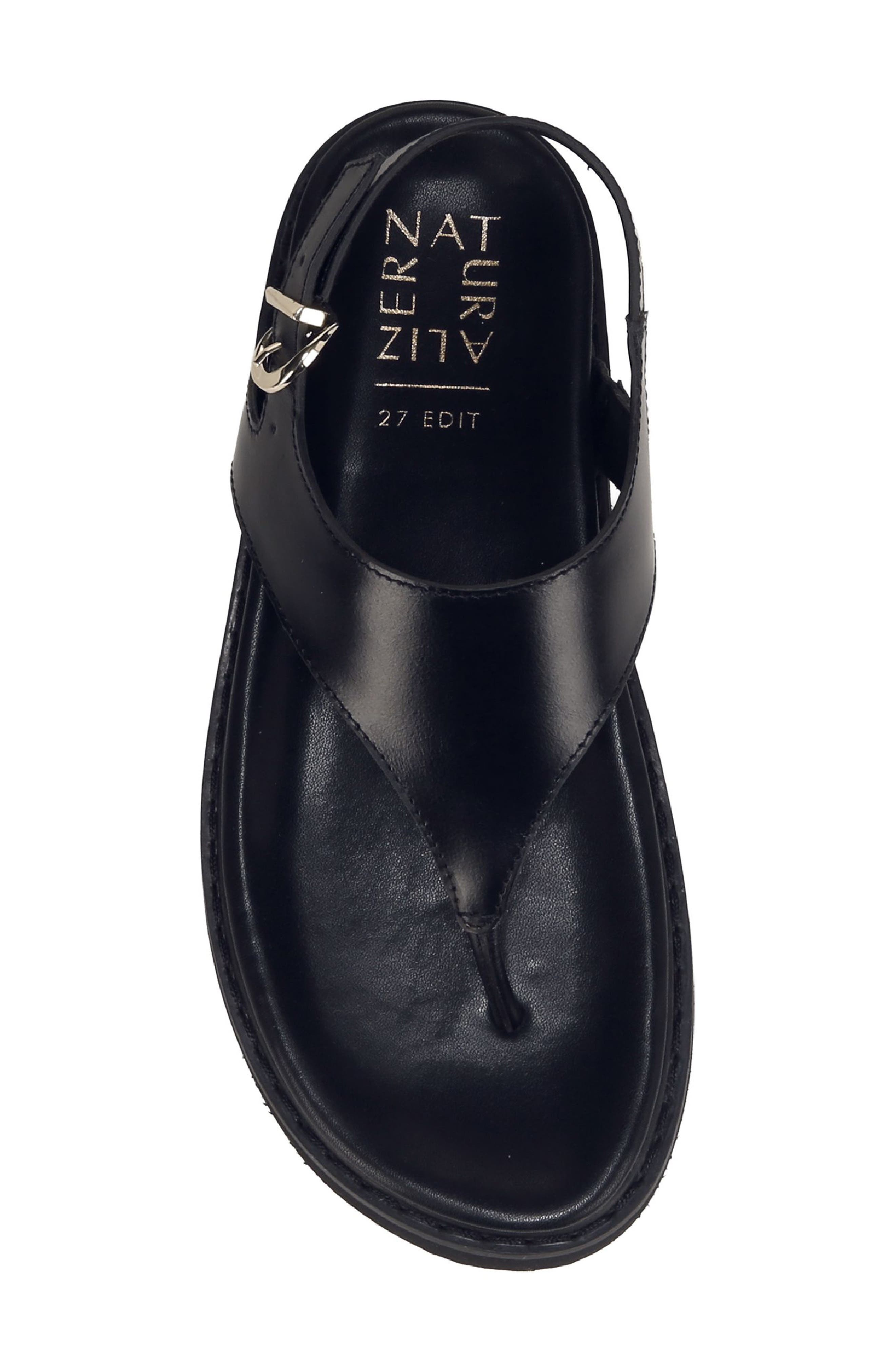 27 EDIT Naturalizer Laurel Slingback Platform Sandal, Alternate, color, Black