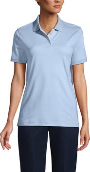 Lands' End School Uniform Short Sleeve Interlock Polo Shirt