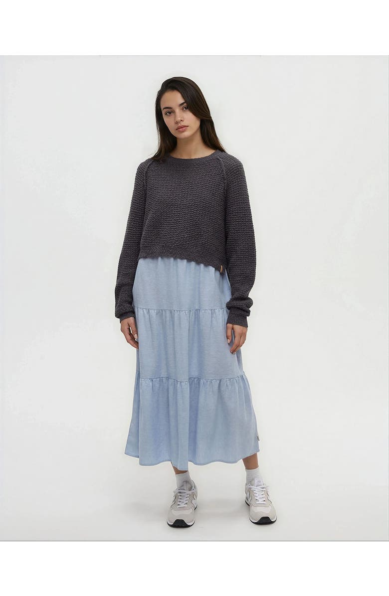 tentree Hart Sweater, Alternate, color, Graphite