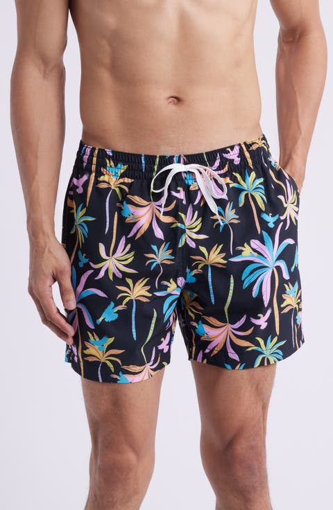 The Black Light Nights 5.5-Inch Swim Trunks