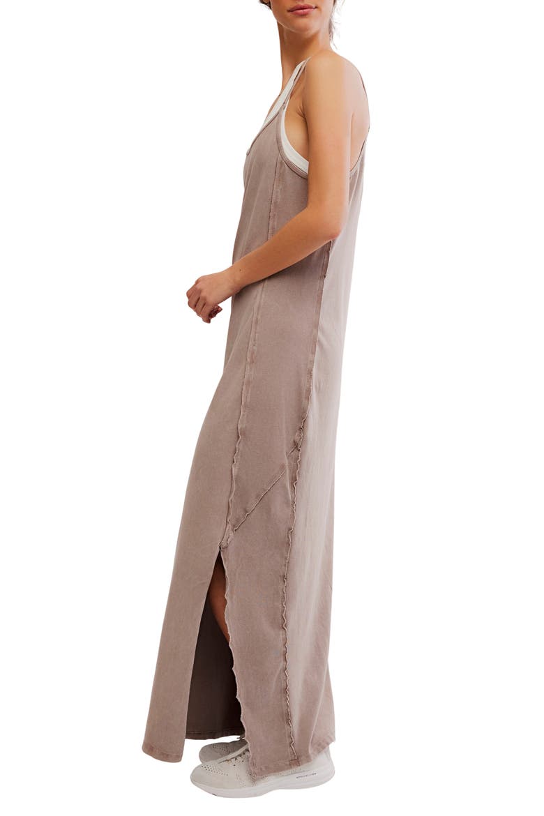 <p>Hot Shot Sleeveless Maxi Dress</p>, Alternate, color, HICKORY