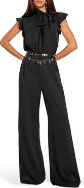 Ramy Brook Irene Flutter Sleeve Jumpsuit