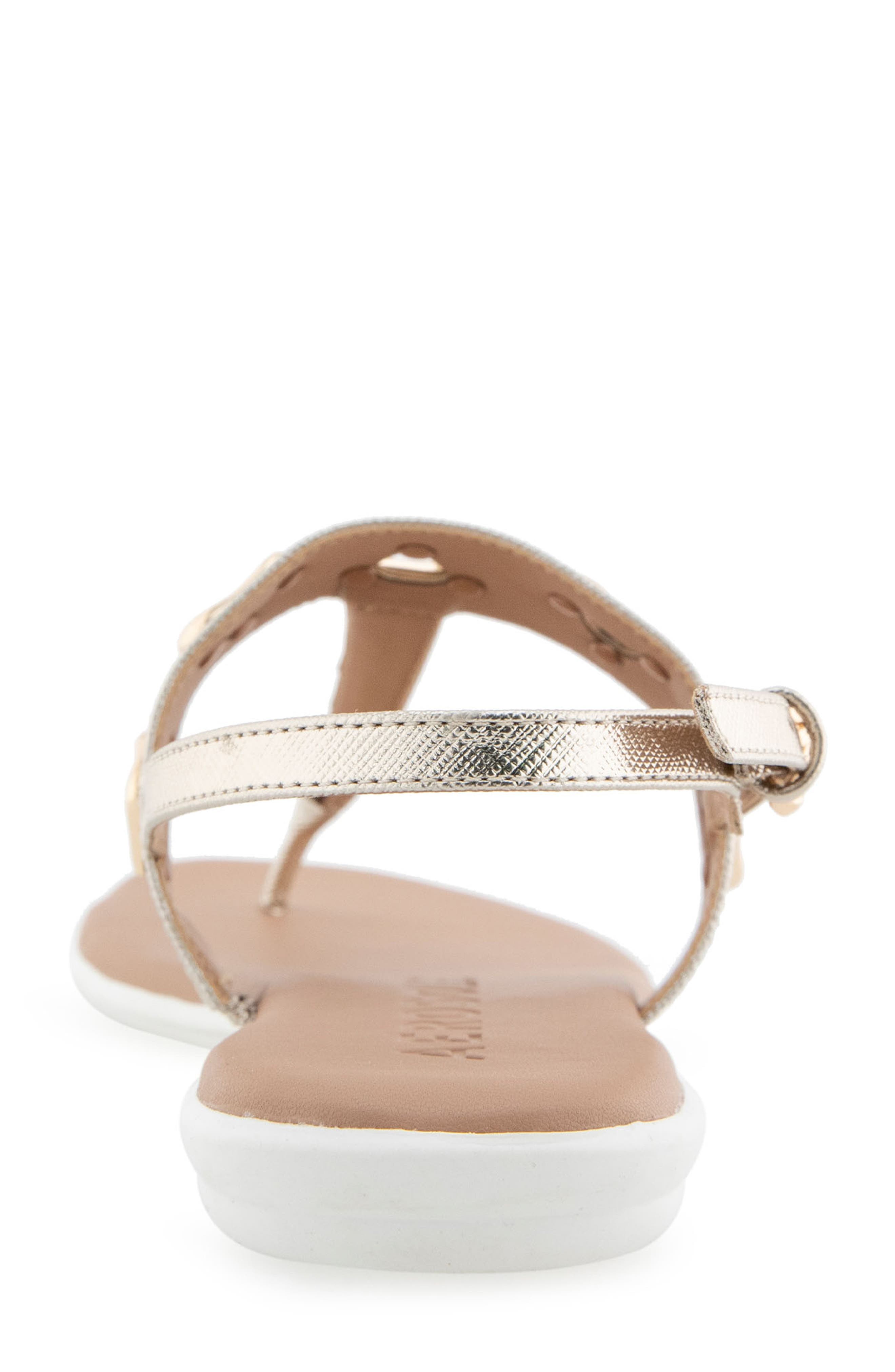 Aerosoles Iago Slingback Sandal, Alternate, color, Gold Metallic Textured