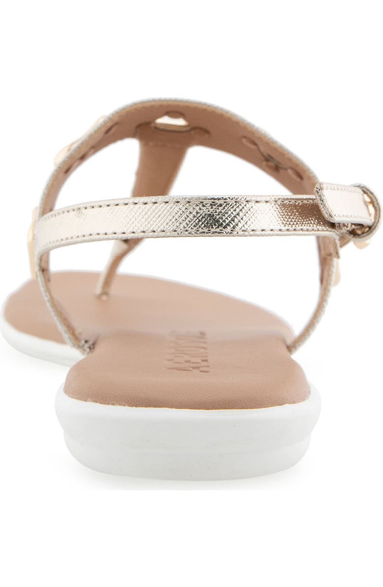 Aerosoles Iago Slingback Sandal, Alternate, color, Gold Metallic Textured