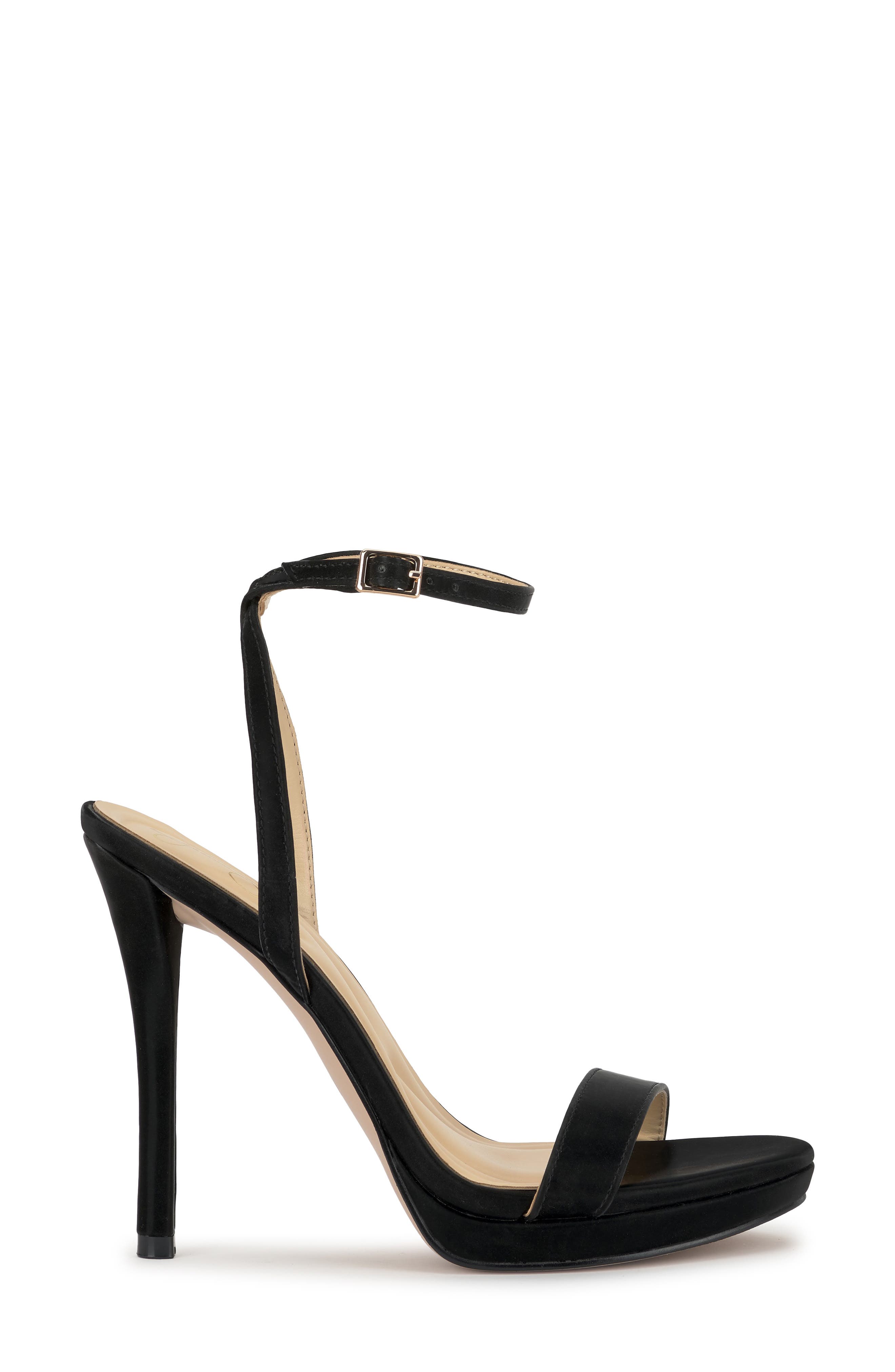 Divra Ankle Strap Stiletto Sandal, Alternate, color, BLACK